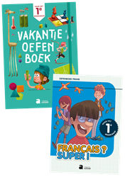 Vakantieoefenboeken - Naar het 1e middelbaar + Français ? Super !